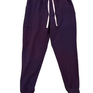 Figs Women’s Purple Jam High Waisted Zamora Jogger Scrub Pants